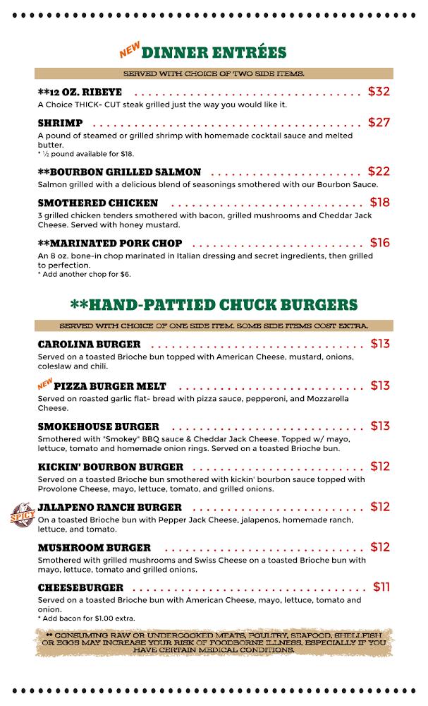 Westridge Grill Menu image 3
